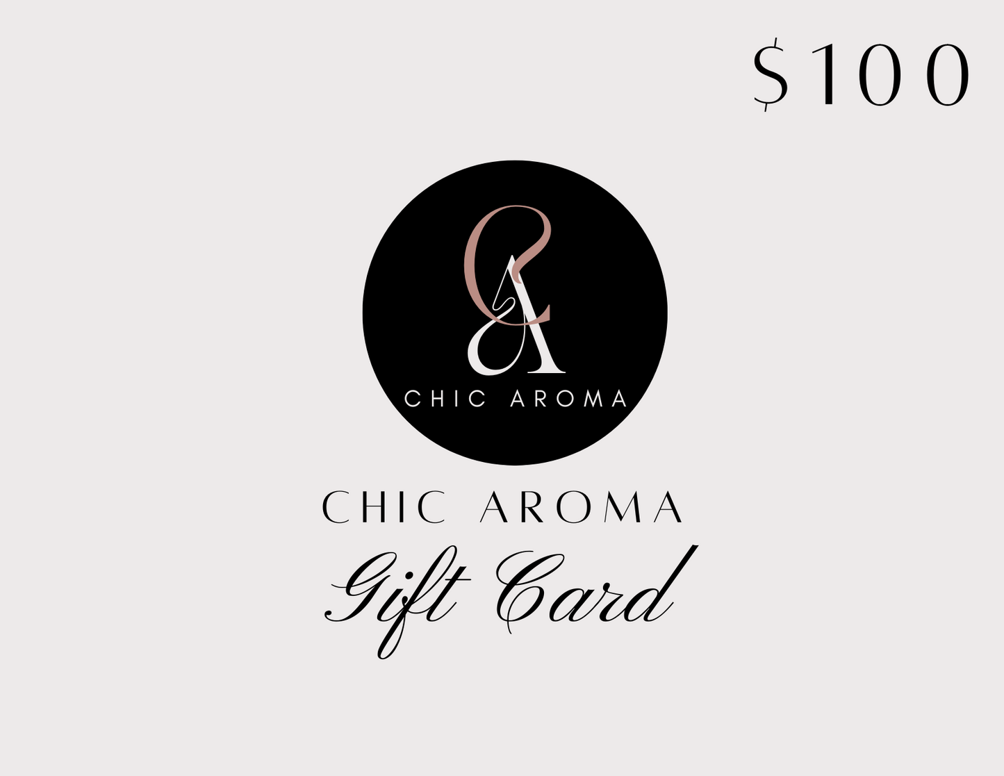 The Chic Aroma Store Gift Card